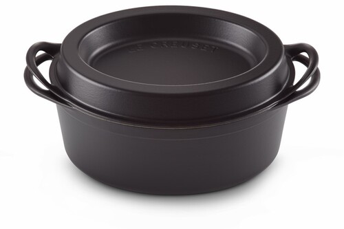 Cocotte en Fonte Émaillée DOUFEU Ovale 30 cm Cerise - 25084300602460